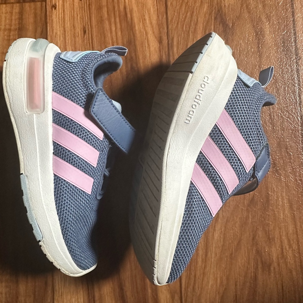 Girls size 12 Adidas Cloudfoam Sneakers